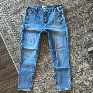 Abercrombie high rise ankle skinny jean 32/14R